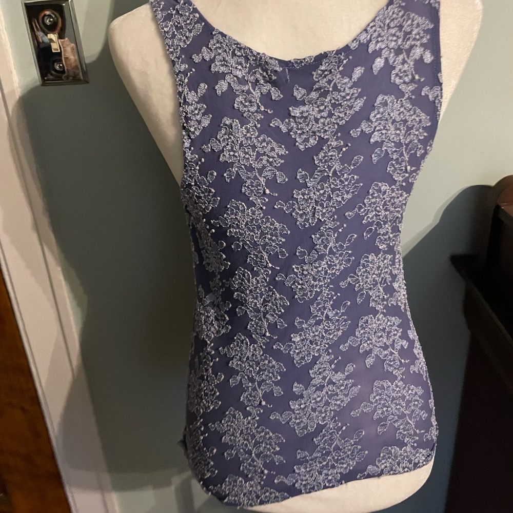 EAG collection blue lace tank